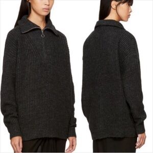 ISABEL MARANT Declan Half Zip Pullover SZ EUR 34, XS